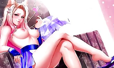 Our Sluty Gamer Girl Next Door Plays 'VAMP' in LoL with Hot Cosplayer! POV