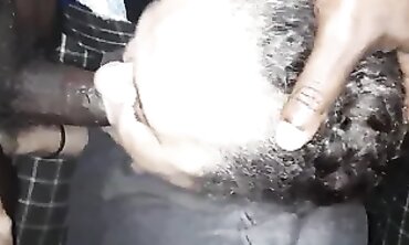 Grandma's Gum Job - Old Lady Sucks Big Black Dick