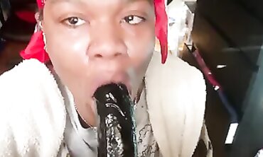 African Goddess Rides Big Black Dick in Office - Naughty Boss Lady