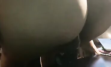 African Goddess Rides Big Black Dick in Office - Naughty Boss Lady