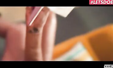 Luna Corazon Reads To Her Daddy In A Rough Interracial Scene
