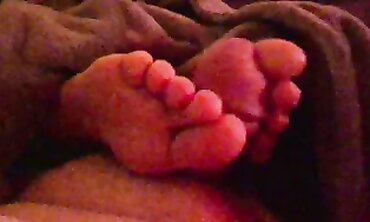 POV Toejob With Bondage And Stockings