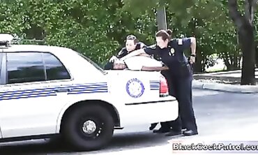 Bombshell Cops Catch African Man and Bang Him