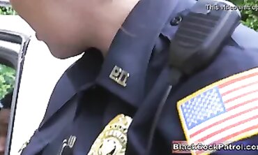 Bombshell Cops Catch African Man and Bang Him