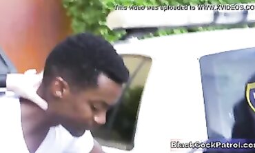 Bombshell Cops Catch African Man and Bang Him