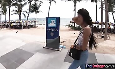 Slim Thai First-Timer Takes a Rough Hotel Fuck