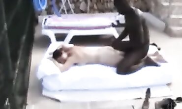 MILF Pink Gets BBC Creampie on Vacation