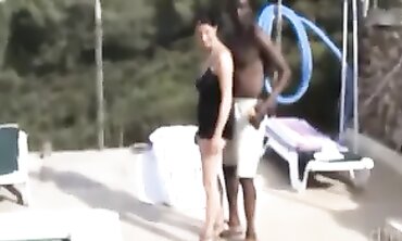 MILF Pink Gets BBC Creampie on Vacation
