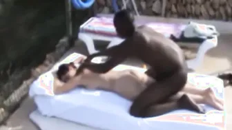 MILF Pink Gets BBC Creampie on Vacation