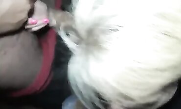 Grandma's Oldest Granddaughter Gives Double Blowjob & Swallows Twice