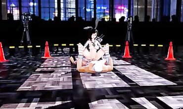 Public MMD Threesome Featuring Skyrim and Rubi Anime Characters