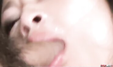 Petite Asian MILF Nana Junimi Takes Double Penetration and a Facial