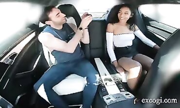 Petite Dark Hispanic Beauty Annette Benz Gets Rough Interracial Action