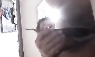 My Filipina GF's Grandma Gets Toying with Eggplant Dildo Pt 1