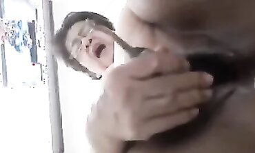 My Filipina GF's Grandma Gets Toying with Eggplant Dildo Pt 1