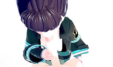 Maki Oze FireForce 3D Animated 1/7 Scale Hentai