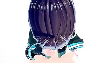 Maki Oze FireForce 3D Animated 1/7 Scale Hentai