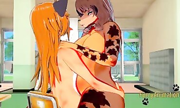 Teddy Bear Gets Poked by a Fox in Uncensored Furry Animation