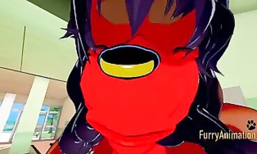 Teddy Bear Gets Poked by a Fox in Uncensored Furry Animation