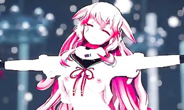 MMD: Busty Anime Girl Gangbanged by Uncle Roger