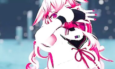 MMD: Busty Anime Girl Gangbanged by Uncle Roger