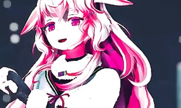 MMD: Busty Anime Girl Gangbanged by Uncle Roger