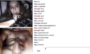 Chubby Webcam Babe with Huge Tits Taunts for Cum