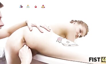 Petite Blonde Friend Gets Hard Fisted by Her Buddy
