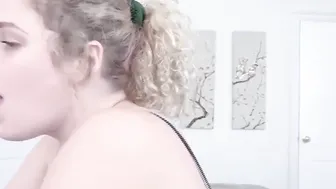 College Brunette Latina Gets Rough Shower Sex and Creampie