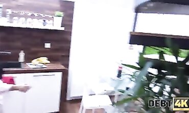 Dark Haired Vixen Gets Her Debt Paid With A Hardcore Fucking