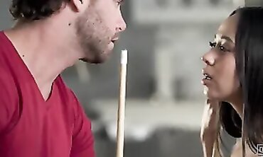 Dania Vega & Seth Gamble: Deep Throat and Reverse Cowgirl