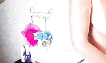 NyanSally Gets a Sensual Shower Fisting and Douche