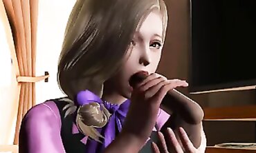 3D Anime: Gonzo's Torrid Day with a Busty Stewardess