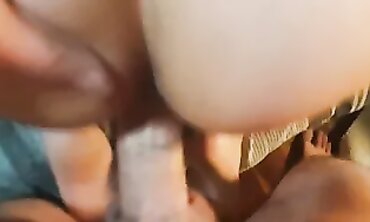Petite MILF Threesome With Hubby And Fuckbuddy Ends In Creampie