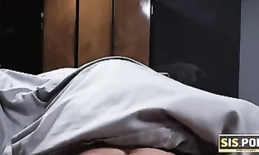 STEP-SISTER. PORNO. Thrilled guy drowns morning dick in stepsis steaming