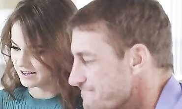 Teen Faces Stretched By Step-Dad's Huge Dick In Hardcore POV