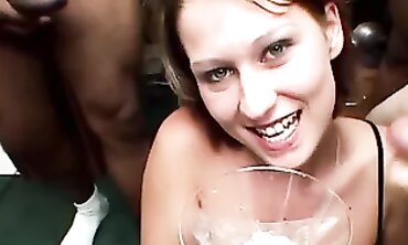 Astrid Gangbang Blowjob Compilation: Hardcore Interracial Bukkake