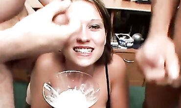 Astrid Gangbang Blowjob Compilation: Hardcore Interracial Bukkake