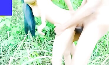 Ruka_XXX Gets Rough Outdoor Sex with Dominatrix in the Jungle