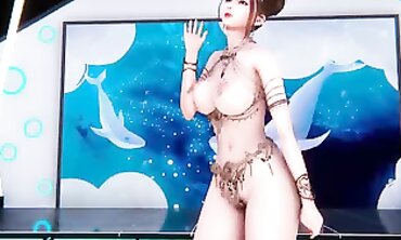 MMD Voluptuous K-Pop Anime Dance - Uncensored 3D Hentai