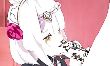 Noelle Genshin Impact 3D Anime Blowjob and Creampie