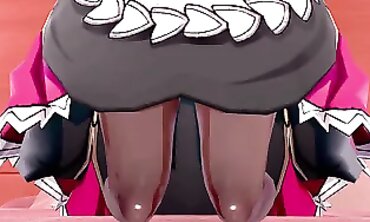 Noelle Genshin Impact 3D Anime Blowjob and Creampie