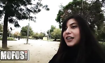 Lovely barely legal Anya Kray Takes Rough Anal And Outdoor Orgy With Erik Everhard