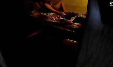 Chubby Latina Roommate Caught Masturbating