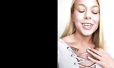 Busty Blonde Dancer Marie Takes Daddy's Thick Cock