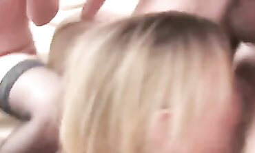 Homemade MILF Group Sex with Busty Mature Lucky