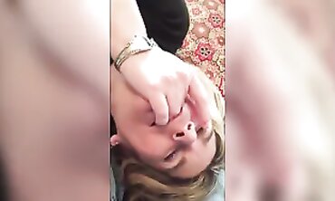 Blonde MILF Mom Cuckolds Husband with Amateur Floor Threesome