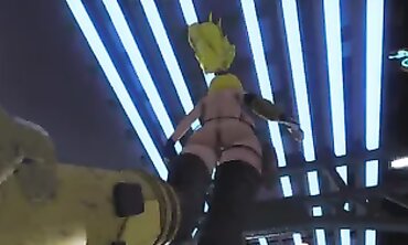 RWBY Yang XXL MMD Gangbang Orgy