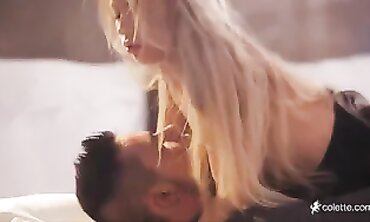 Kinky Couple's Intense Roleplay - Sexy BDSM Domination of Hot Blonde by Hunk