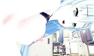 Suzuya KanColle 3D Anime: Busty Babe Blowjob & Creampie